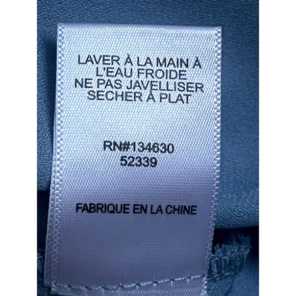 Anthropologie Sunday in Brooklyn Glenda Textured Dress Baby Blue Size M Flare - Picture 10 of 12